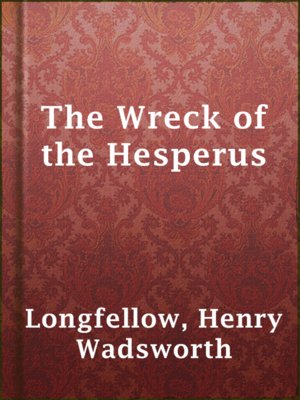 cover image of The Wreck of the Hesperus